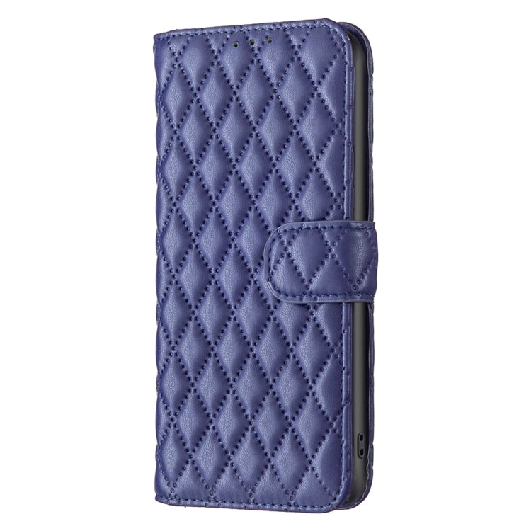 For Honor X6a Diamond Lattice Wallet Flip Leather Phone Case(Blue) - Honor Cases by buy2fix | Online Shopping UK | buy2fix