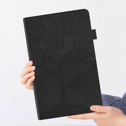 For Xiaomi Redmi Pad Pro 12.1 Tree Life Series Embossed Leather Tablet Case(Black) - More Tablet Cases by buy2fix | Online Shopping UK | buy2fix