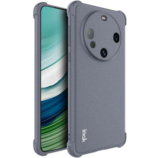 For Huawei Mate 60 imak Shockproof Airbag TPU Phone Case(Matte Grey) - Huawei Cases by imak | Online Shopping UK | buy2fix