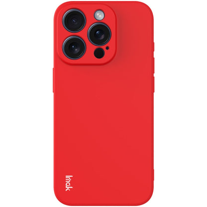 For iPhone 15 Pro imak UC-4 Series Straight Edge TPU Phone Case(Red) - iPhone 15 Pro Cases by imak | Online Shopping UK | buy2fix