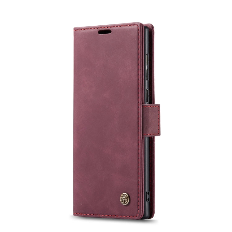 ForSamsung Galaxy S24 Ultra 5G CaseMe 013 Multifunctional Horizontal Flip Leather Phone Case(Wine Red) - Galaxy S24 Ultra 5G Cases by CaseMe | Online Shopping UK | buy2fix