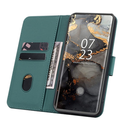For Samsung Galaxy S21 Ultra 5G Diamond Buckle Leather Phone Case with Lanyard(Green) - Galaxy S21 Ultra 5G Cases by buy2fix | Online Shopping UK | buy2fix