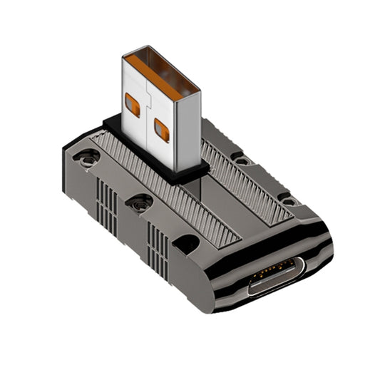 120W USB 3.1 Gen2 to Type-C 10Gbps Mechanical Adapter, Style:Medium Bend - Cable & Adapters by buy2fix | Online Shopping UK | buy2fix