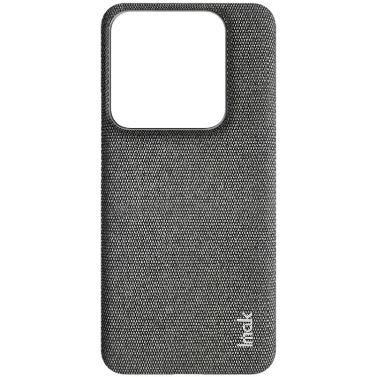 For Xiaomi 14 5G imak Ruiyi Series Cloth Texture PU + PC Phone Case(Dark Grey) - 14 Cases by imak | Online Shopping UK | buy2fix