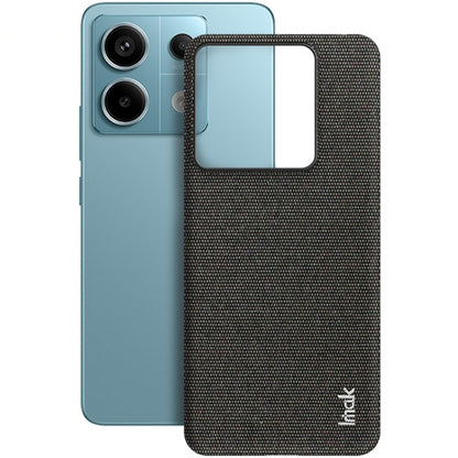 For Xiaomi Redmi Note 13 Pro 5G imak Ruiyi Series Cloth Texture PU + PC Phone Case(Black) - Note 13 Pro Cases by imak | Online Shopping UK | buy2fix