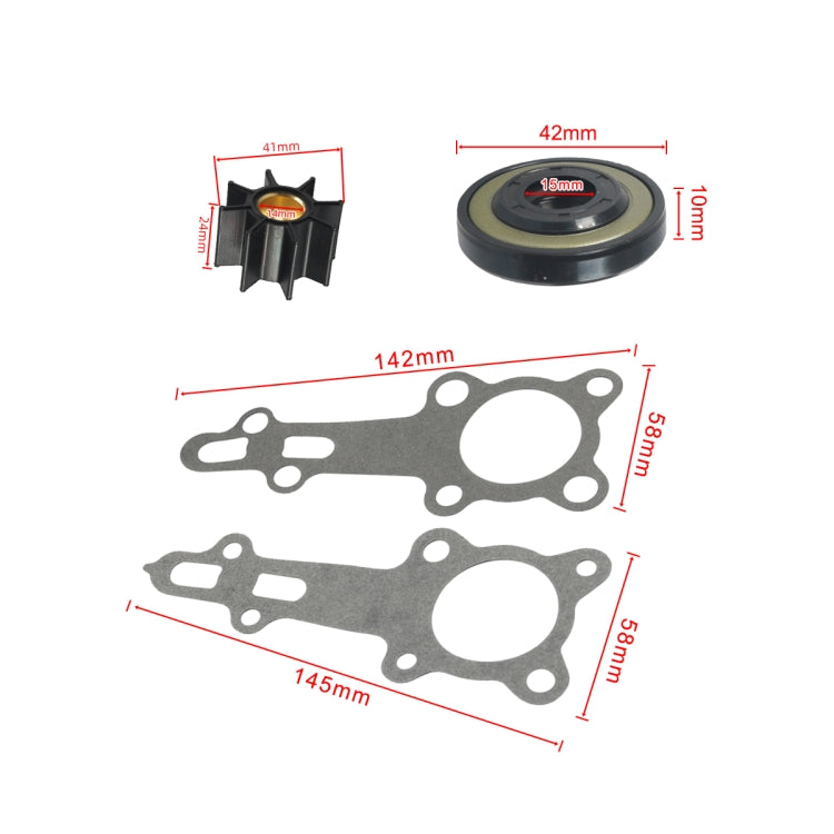 A8536 For Honda Outboard Pump Impeller 06192-881-C00 - Marine Accessories & Parts by buy2fix | Online Shopping UK | buy2fix