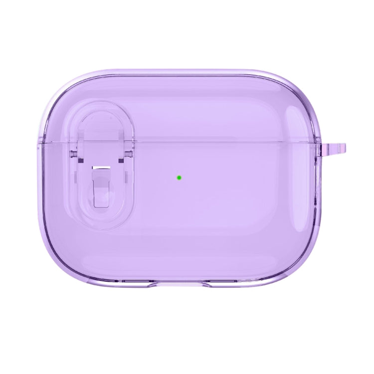 For AirPods Pro 2 Ice Crystals Shockproof Earphone Protective Case(Purple) - For AirPods Pro 2 by buy2fix | Online Shopping UK | buy2fix