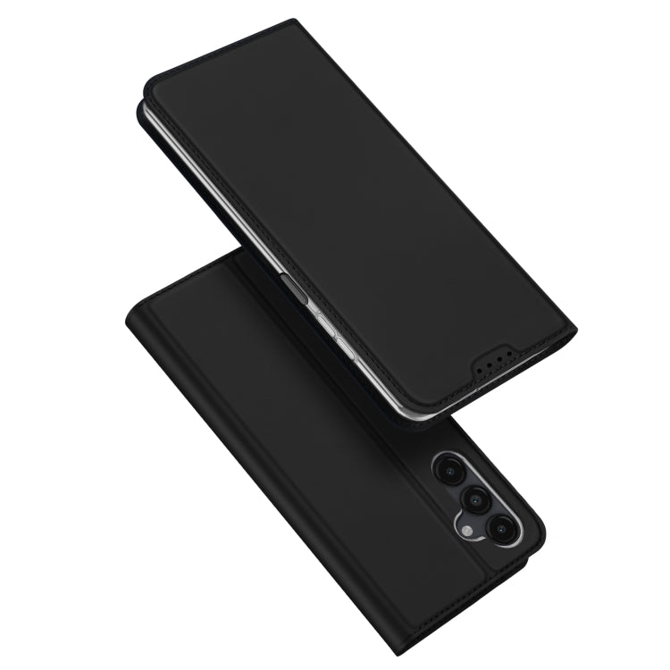 For Samsung Galaxy A15 5G / 4G DUX DUCIS Skin Pro Series Flip Leather Phone Case(Black) - Galaxy Phone Cases by DUX DUCIS | Online Shopping UK | buy2fix