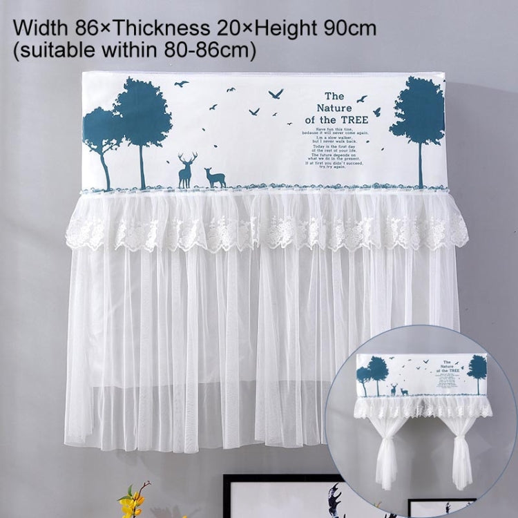 Do Not Take Dust-proof And Anti Direct Blowing Simple Wind Hanging Machine Air Conditioner Moon Cover, Size:Width 86 × Thickness 20 × Height 90cm(Shadow Of The Trees) - Dust Covers by buy2fix | Online Shopping UK | buy2fix