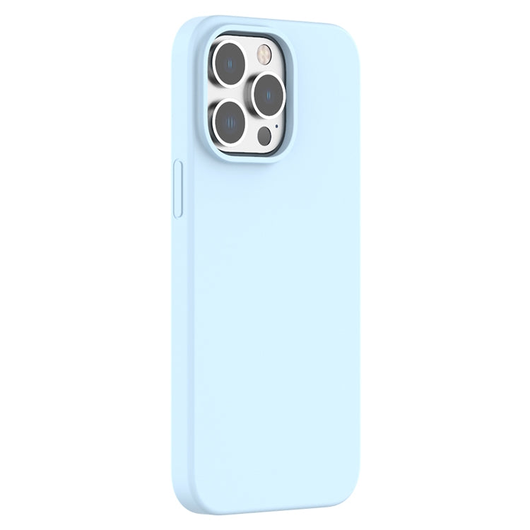 For iPhone 15 Pro Max Mutural Yuemu Series Liquid Silicone Phone Case(Light Blue) - iPhone 15 Pro Max Cases by Mutural | Online Shopping UK | buy2fix