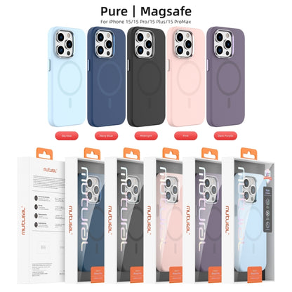 For iPhone 15 Pro Max Mutural Karen Series Liquid Silicone Magsafe Phone Case(Sky Blue) - iPhone 15 Pro Max Cases by Mutural | Online Shopping UK | buy2fix