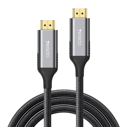 Yesido HM11 1.8m HDMI Male to HDMI Male 8K UHD Extension Cable(Black) - Cable by Yesido | Online Shopping UK | buy2fix