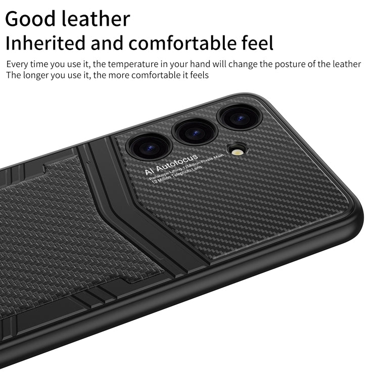 For Samsung Galaxy S24+ 5G GKK TPU + PU Full Coverage Phone Case(Python Texture) - Galaxy S24+ 5G Cases by GKK | Online Shopping UK | buy2fix