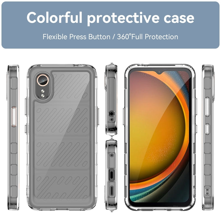 For Samsung Galaxy XCover 7 Colorful Series Acrylic Hybrid TPU Phone Case(Transparent) - Galaxy Phone Cases by buy2fix | Online Shopping UK | buy2fix