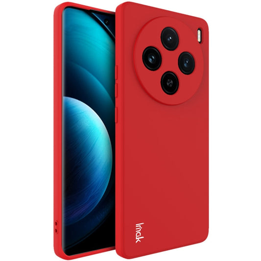 For vivo X100 5G imak UC-4 Series Straight Edge TPU Phone Case(Red) - X100 Cases by imak | Online Shopping UK | buy2fix