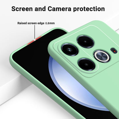 For Infinix Note 40 4G Solid Color Liquid Silicone Dropproof Full Coverage Protective Case(Green) - Infinix Cases by buy2fix | Online Shopping UK | buy2fix