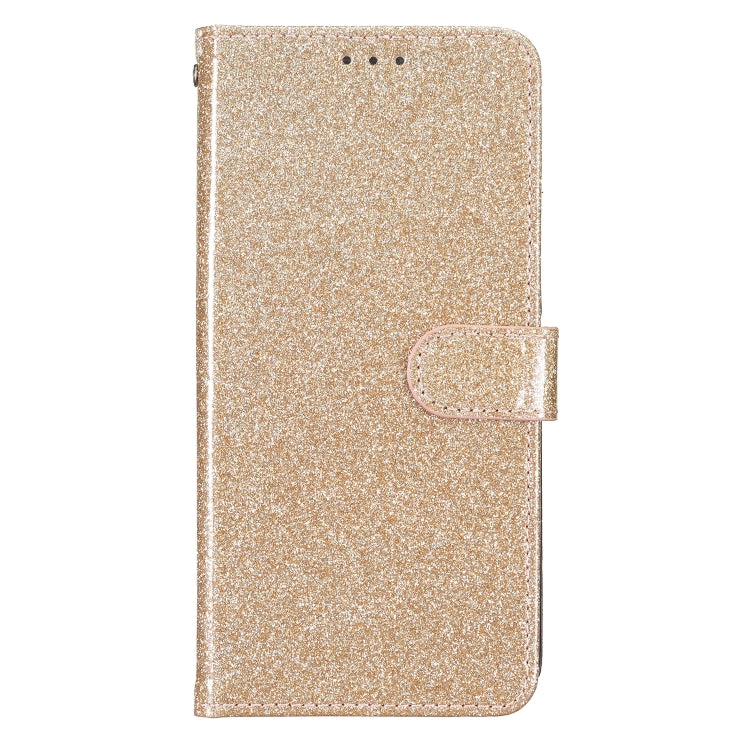 For Blackview A55 Pro Glitter Powder Flip Leather Phone Case(Gold) - More Brand by buy2fix | Online Shopping UK | buy2fix