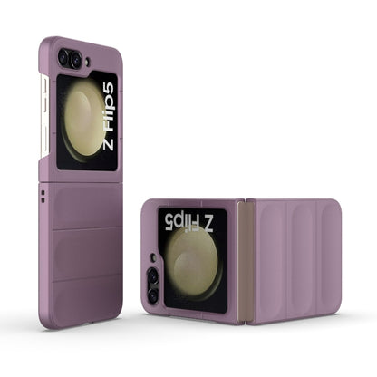 For Samsung Galaxy Z Flip5 5G Magic Shield Fold PC Shockproof Phone Case(Purple) - Galaxy Z Flip5 Cases by buy2fix | Online Shopping UK | buy2fix