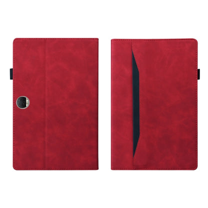 For Honor Pad 9 Splicing Shockproof Leather Tablet Case(Red) - Honor by buy2fix | Online Shopping UK | buy2fix