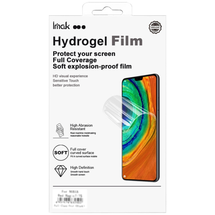 For Motorola Edge 50 Fusion 5G 2pcs imak Curved Full Screen Hydrogel Film Protector - Motorola Tempered Glass by imak | Online Shopping UK | buy2fix