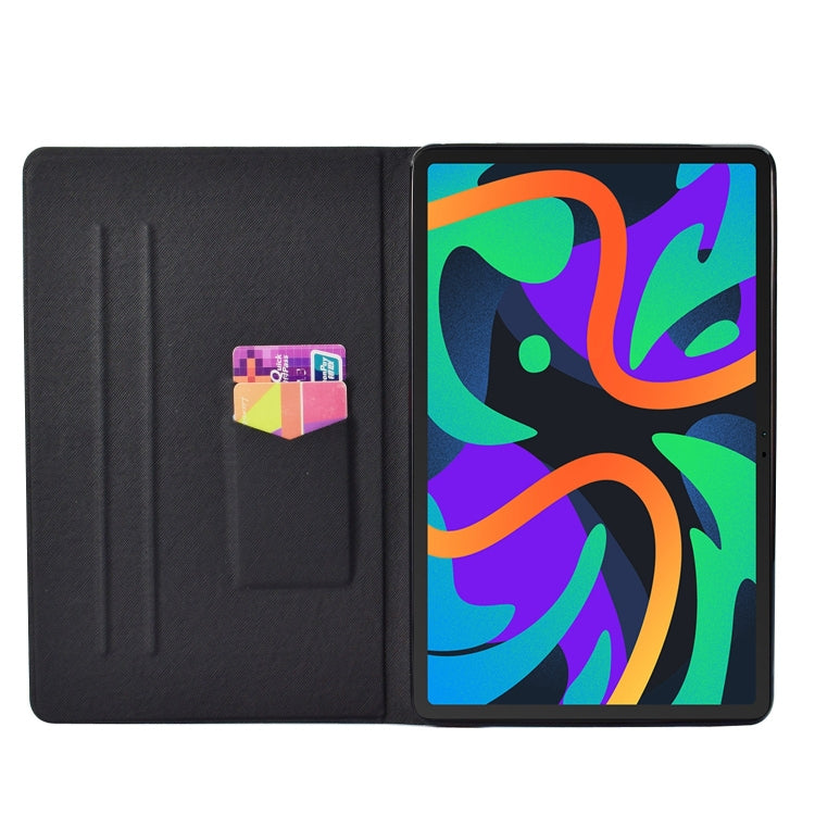 For Lenovo Tab M11/ Xiaoxin Pad 11 2024 Voltage Coloured Drawing Smart Leather Tablet Case(Dandelion) - Lenovo by buy2fix | Online Shopping UK | buy2fix