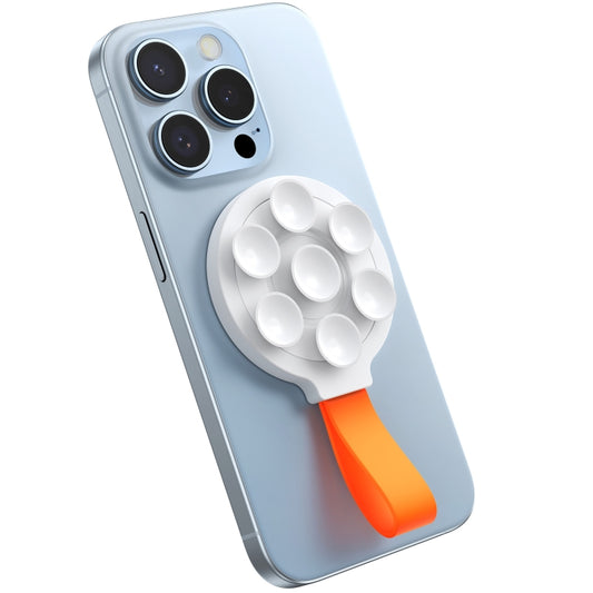 JOYROOM JR-ZS393 Suction Cup Magnetic Phone Holder(White Orange) - Hand-Sticking Bracket by JOYROOM | Online Shopping UK | buy2fix