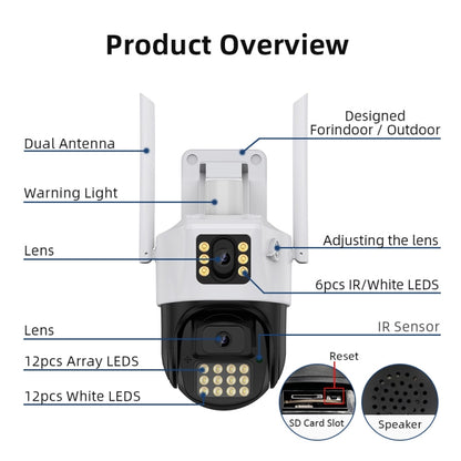 QX86 Motion Tracking Night Vision Smart Camera Supports Voice Intercom, Plug Type:UK Plug(White) - Wireless Camera by buy2fix | Online Shopping UK | buy2fix