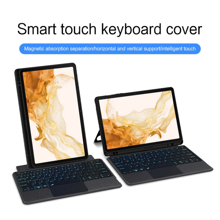 For Samsung Galaxy Tab S8 X700 / S7 T870 YJ-X700 Split Bluetooth Keyboard Leather Tablet Case - Samsung Keyboard by buy2fix | Online Shopping UK | buy2fix