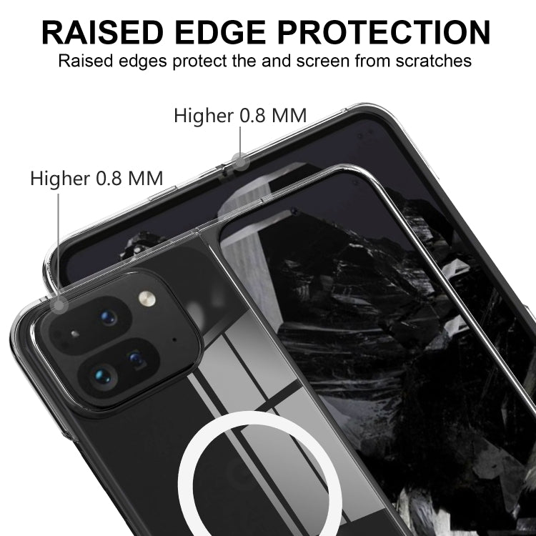 For Google Pixel Fold 2 Scratchproof PC Transparent MagSafe Phone Case - Google Cases by buy2fix | Online Shopping UK | buy2fix