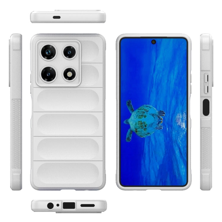 For Infinix Note 30 Pro X6788 Magic Shield TPU + Flannel Phone Case(White) - Infinix Cases by buy2fix | Online Shopping UK | buy2fix