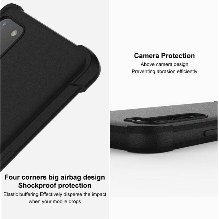 For OPPO Reno11 Pro 5G Global imak Shockproof Airbag TPU Phone Case(Matte Red) - Reno11 Pro Cases by imak | Online Shopping UK | buy2fix