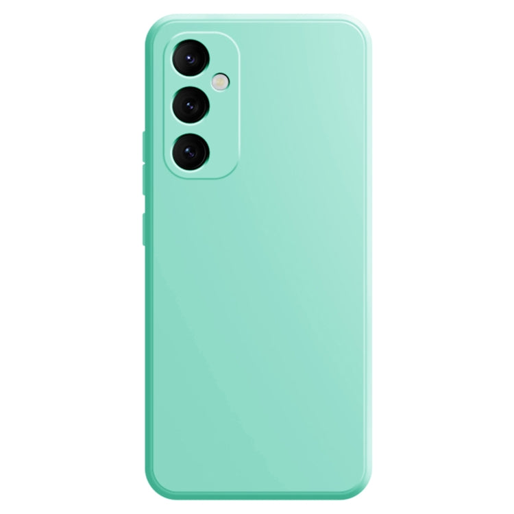 For Samsung Galaxy A55 Imitation Liquid Silicone Phone Case(Light Cyan) - Galaxy Phone Cases by buy2fix | Online Shopping UK | buy2fix