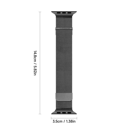 For Apple Watch Ultra 49mm DUX DUCIS Milanese Pro Series Stainless Steel Watch Band(Black) - Watch Bands by DUX DUCIS | Online Shopping UK | buy2fix