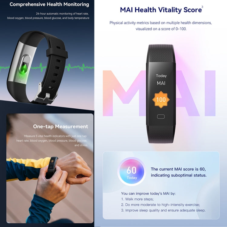 S5-4 Smart Bracelet IP68 Waterproof Heart Rate Sport Fitness Tracker Smart Watch(Green) - Smart Wristbands by buy2fix | Online Shopping UK | buy2fix