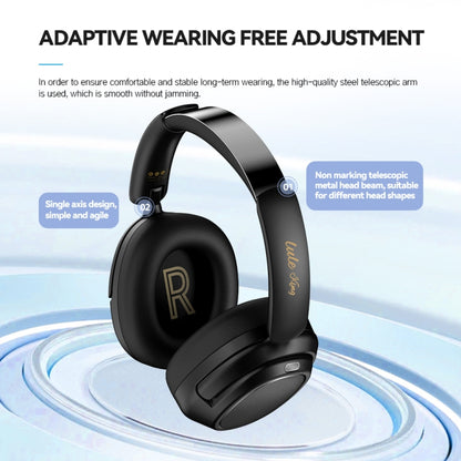 Eking ANC Noise Canceling Wireless Gaming Low Latency Headband Wireless Bluetooth Headphones, With 2.4G(Black) - Headset & Headphone by buy2fix | Online Shopping UK | buy2fix