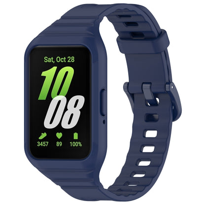 For Samsung Galaxy Fit 3 Solid Color Integrated TPU Watch Band(Midnight Blue) - Watch Bands by buy2fix | Online Shopping UK | buy2fix