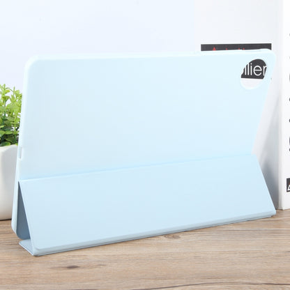 For Huawei MatePad Pro 11 2022/2024 Tri-fold Silicone Leather Tablet Case(Ice Blue) - Huawei by buy2fix | Online Shopping UK | buy2fix