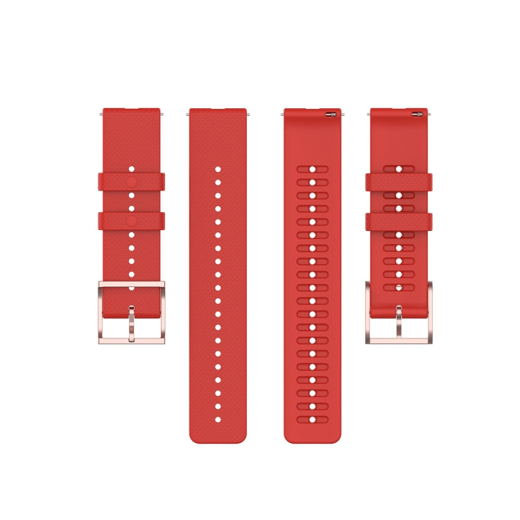 For Polar Ignite 20mm Dot Texture Watch Band(Red) -  by buy2fix | Online Shopping UK | buy2fix