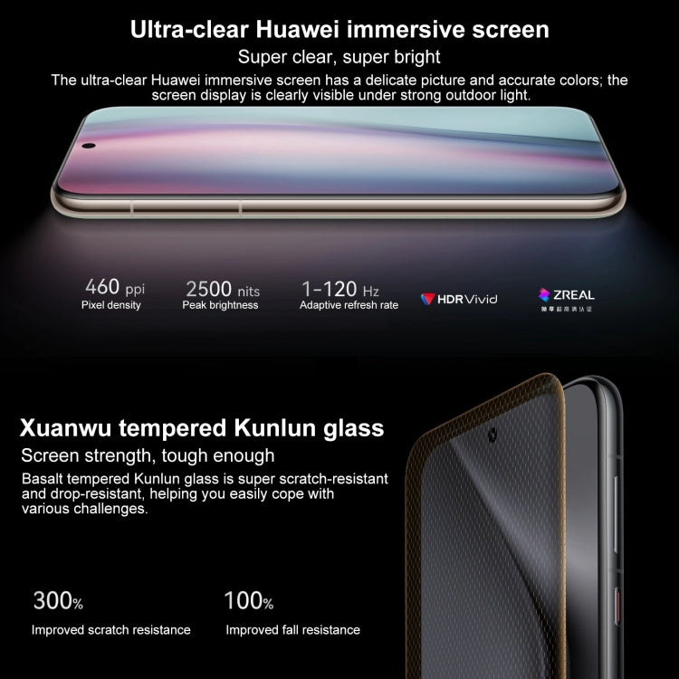 HUAWEI Pura 70 Ultra, 16GB+1TB, Screen Fingerprint Identification, 6.8 inch HarmonyOS 4.2 Kirin 9010 Octa Core up to 2.3GHz, NFC, OTG, Not Support Google Play(Black) - Huawei Mate & P by Huawei | Online Shopping UK | buy2fix