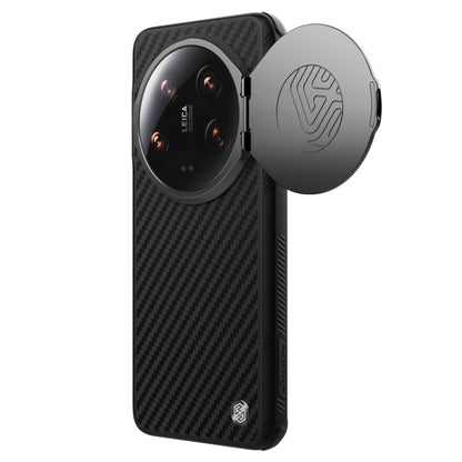 For Xiaomi 14 Ultra NILLKIN Aramid Fiber Phone Case(Black) - 14 Ultra Cases by NILLKIN | Online Shopping UK | buy2fix