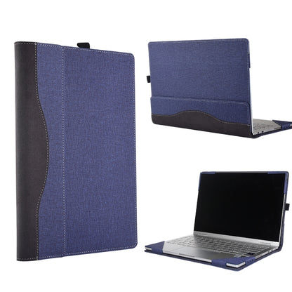 For Microsoft Surface Laptop 6 13.5 inch Cloth Texture Laptop Leather Case With Stand Function(Blue) - 13.3 inch by buy2fix | Online Shopping UK | buy2fix