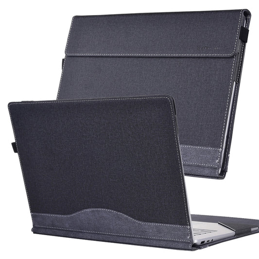 For Lenovo ThinkPad X1 Carbon Gen 9 Cloth Texture Laptop Leather Protective Case(Black) - Other by buy2fix | Online Shopping UK | buy2fix