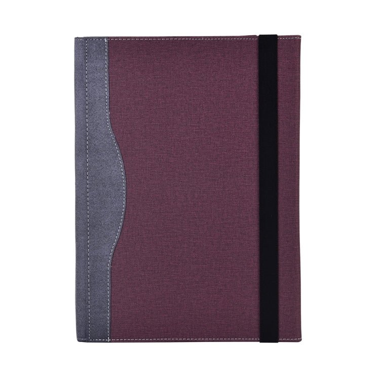 For Lenovo ThinkPad X1 Carbon 14 Gen 6 Cloth Texture Laptop Leather Protective Case(Wine Red) - Other by buy2fix | Online Shopping UK | buy2fix