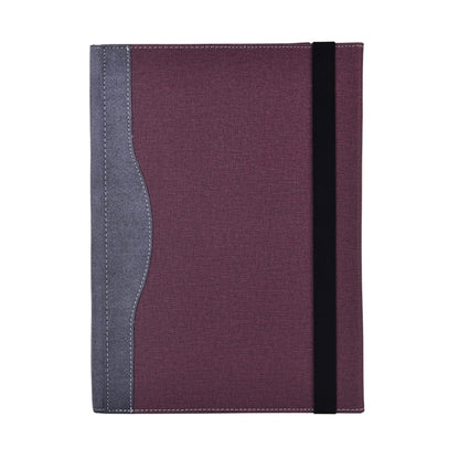 For Lenovo ThinkPad X1 Yoga Gen 6 Cloth Texture Laptop Leather Protective Case(Wine Red) - Other by buy2fix | Online Shopping UK | buy2fix