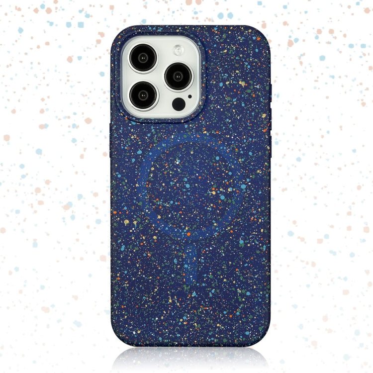 For iPhone 14 Plus Colorful Frosted Magsafe PC Hybrid TPU Phone Case(Blue) - iPhone 14 Plus Cases by buy2fix | Online Shopping UK | buy2fix