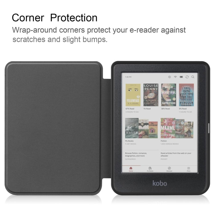 For KOBO Clara Colour 2024 / BW Painted Voltage Caster TPU Leather Smart Tablet Case(Unicorn) - Others by buy2fix | Online Shopping UK | buy2fix
