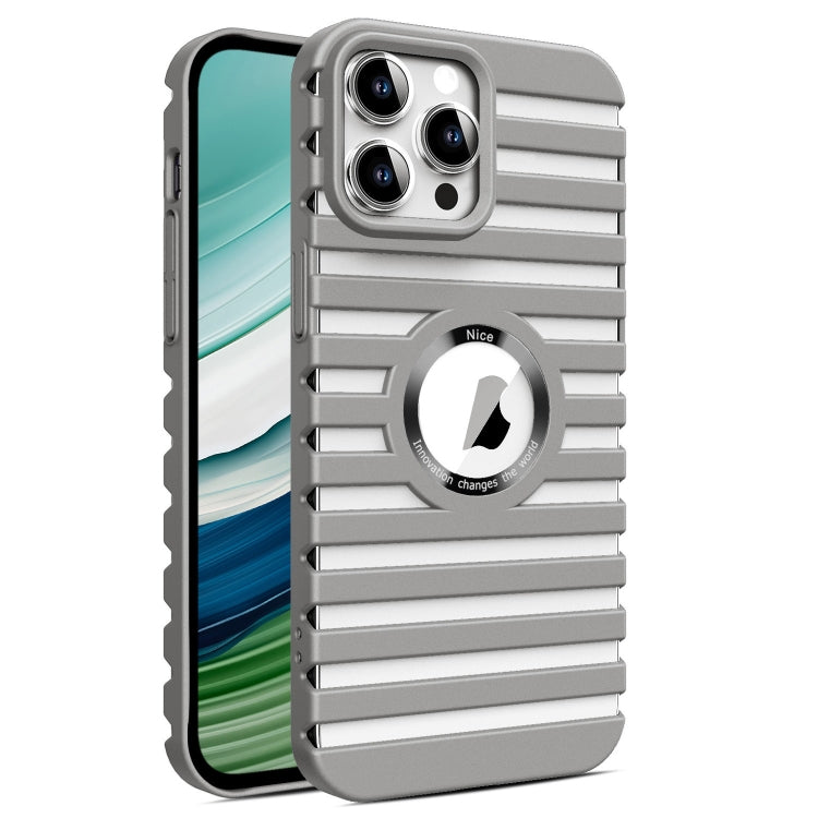 For iPhone 11 Pro Hollow Heat Dissipation MagSafe Magnetic PC Phone Case(Grey) - iPhone 11 Pro Cases by buy2fix | Online Shopping UK | buy2fix