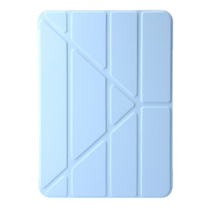 For iPad Air 13 2024 TPU Deformation Flip Leather Tablet Case with Holder(Sky Blue) - iPad Air 13 2024 Cases by buy2fix | Online Shopping UK | buy2fix