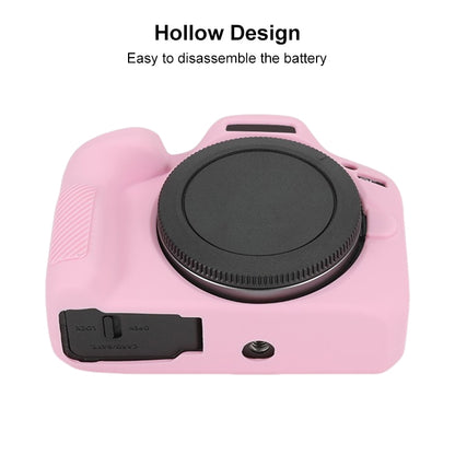 For Canon EOS R100 Glossy Soft Silicone Protective Case(Pink) - Protective Case by buy2fix | Online Shopping UK | buy2fix