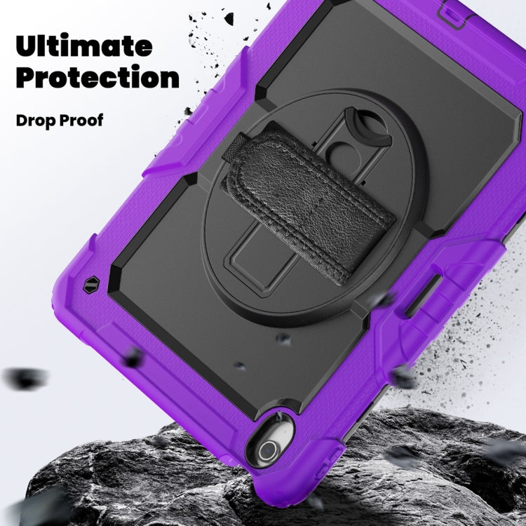 For iPad Air 13 2024 Silicone + PC Tablet Protective Case(Purple+Black) - iPad Air 13 2024 Cases by buy2fix | Online Shopping UK | buy2fix